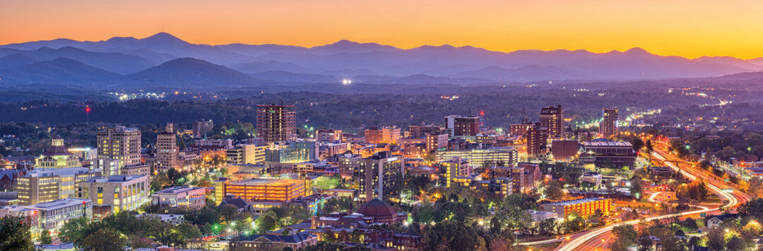 Asheville, NC skyline