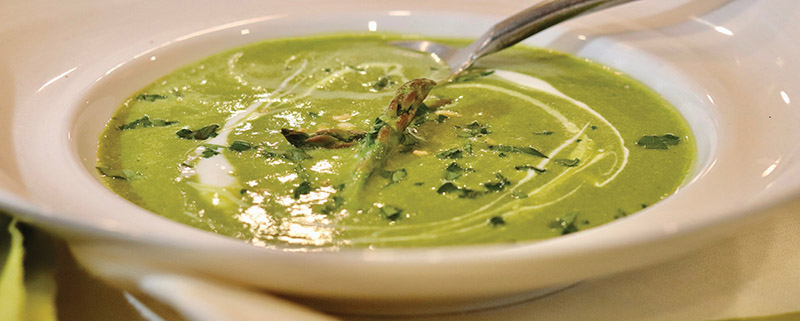 Asparagus & Sorrel Soup