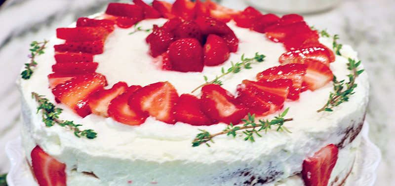 Strawberry Shortcake with Coconut Cream